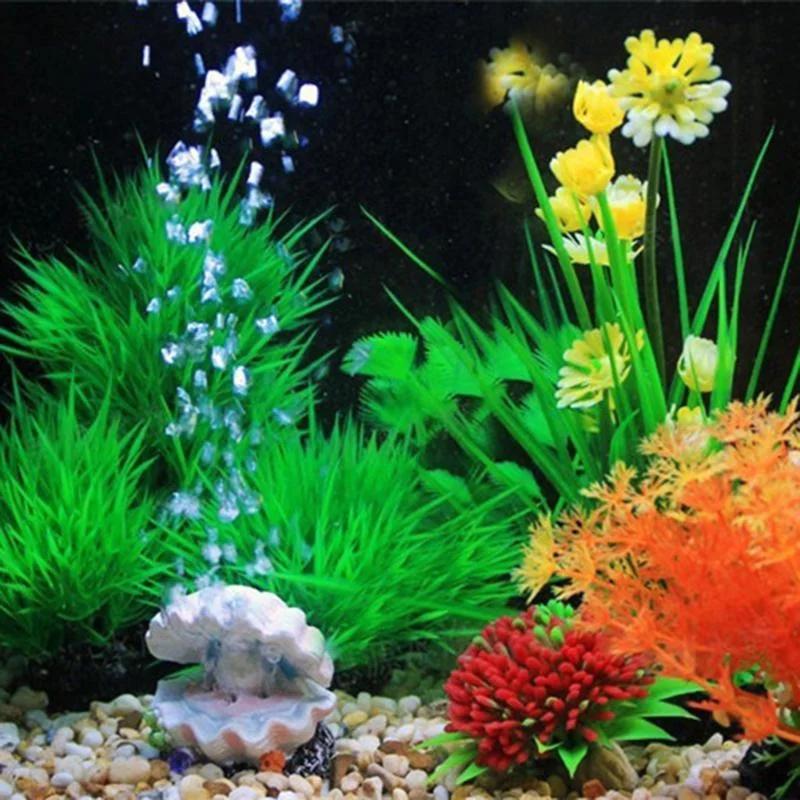 Aquarium Vissenkom Decoratie Zuurstofpomp Luchtbel Luchtpomp Aandrijving Ornament Koraal Schelp Vulkaan Vis