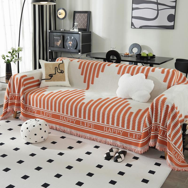 Nordic Simple High-Grade Four Seasons Universal Sofa Cover Chenille Anti-Scratching Sofa Towel Sofa Cover Sofa Cover