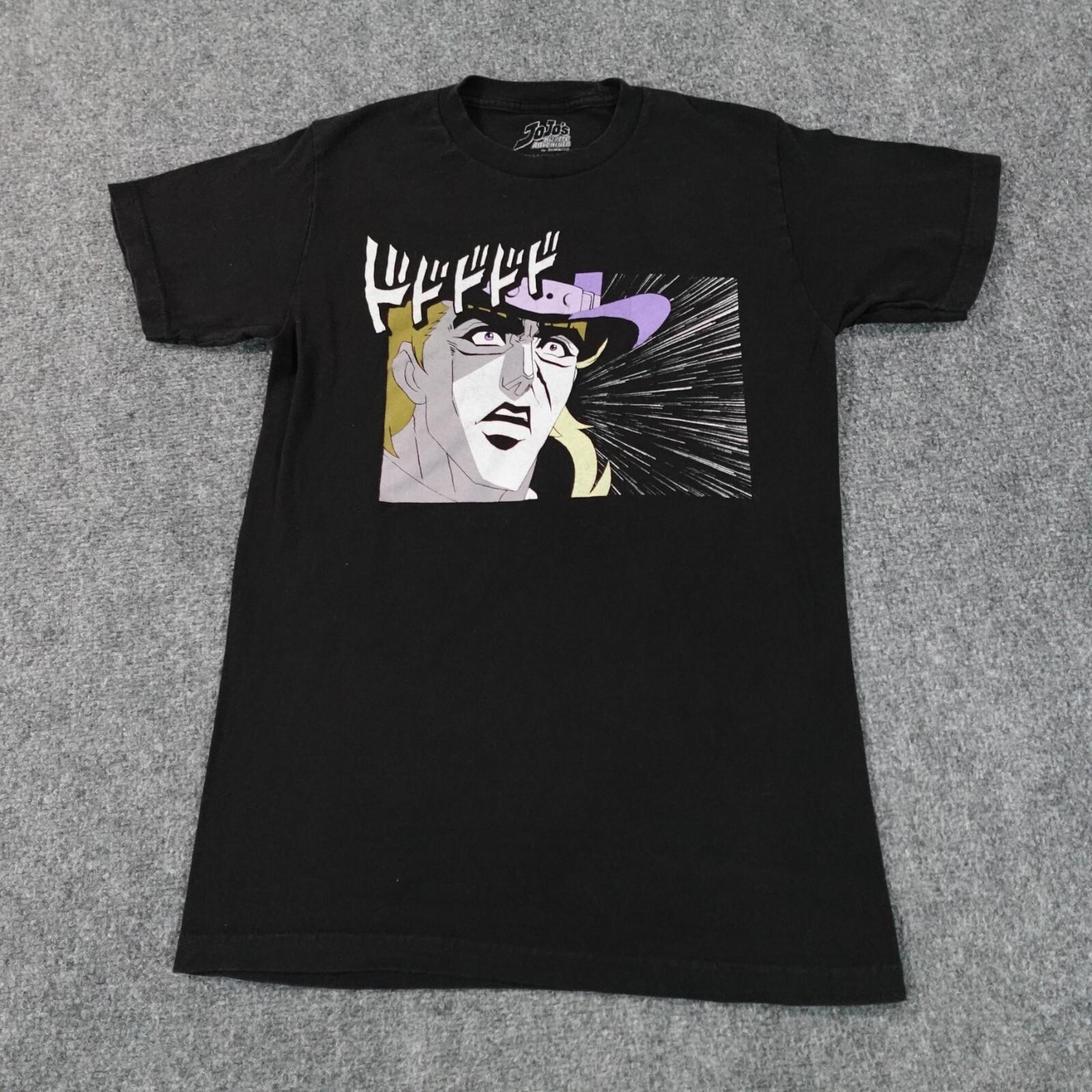 Футболка Jo Jos Bizarre Adventure Мужская S Черная Спидвагон Аниме Манга ТВ Шоу 9001 S