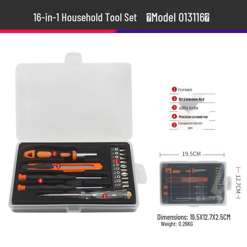 CREST 16-in-1 Outdoor Multi-function Repair Tool Set