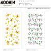 Miyamoto Towel Moomin Kitchen Cloth, Snufkin & Grape Design, Made in Japan, White, Approx. 33 x 70 cm, 06097