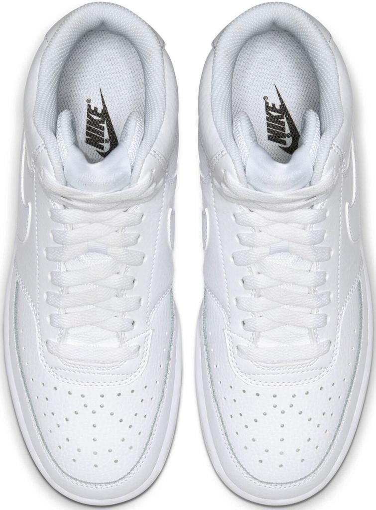 Women's Nike Court Vision Mid Sneakers (CD5436-100) White/white/white