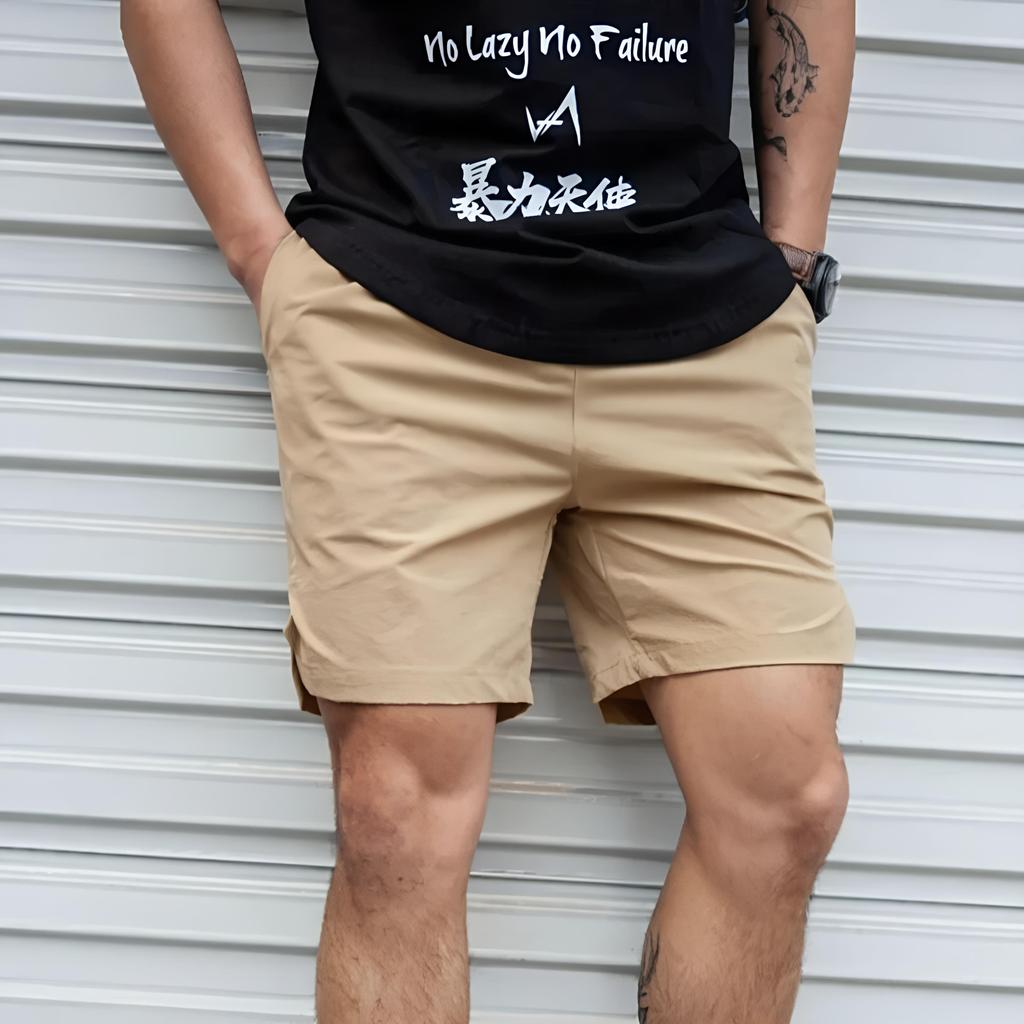 Men Shorts Light Weight Thin Short Pants Running Squat Fitness Shorts Men Gym Wear Quick-drying Drawstring Shorts