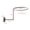 1PCS Black White Motorcycle Helmet Holder Hanger Rack Wall Mounted Hook for Coats Hats Caps Helmet Rack Black Steel Accessories