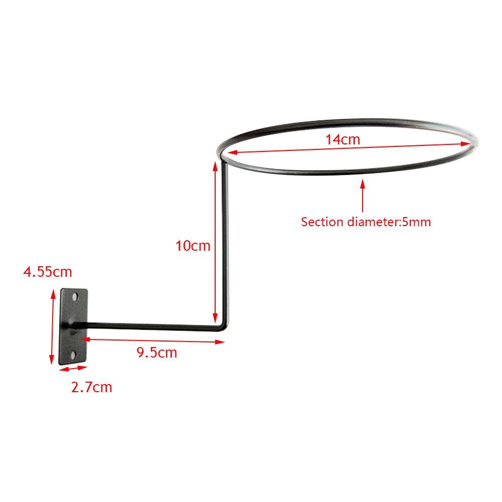 1PCS Black White Motorcycle Helmet Holder Hanger Rack Wall Mounted Hook for Coats Hats Caps Helmet Rack Black Steel Accessories