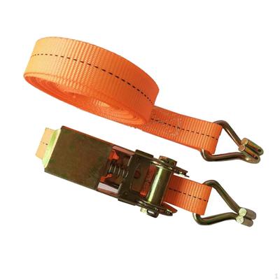 Bundling Ratchet Straps Tie Truck Tensioning Belt Polyester Car Heavy Duty Travel Portable Lashing