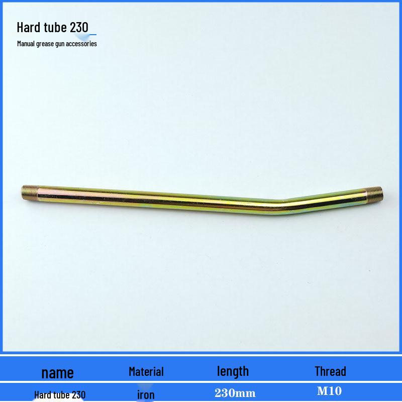 Comprehensive Grease Gun Accessory Kit with Nozzle, Manual, High-Pressure Pneumatic/Electric Tubes, Flexible Hose, Tip, Lock Pliers, and Flat Nozzle