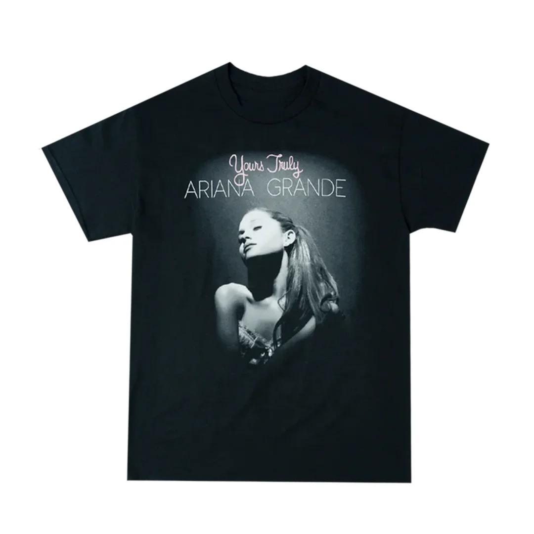 

New Ariana Grande Rock Female Singer 2026 Summer Cotton T-shirt Short Sleeve Men s and Women s T-shirt for Unisex T-shirt L