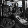 SEAMETAL Leatherette Car Seat Cushion Seat Cover Front/Backrest Breathable Seat Protector Mat Pad for Car Interior Accessories