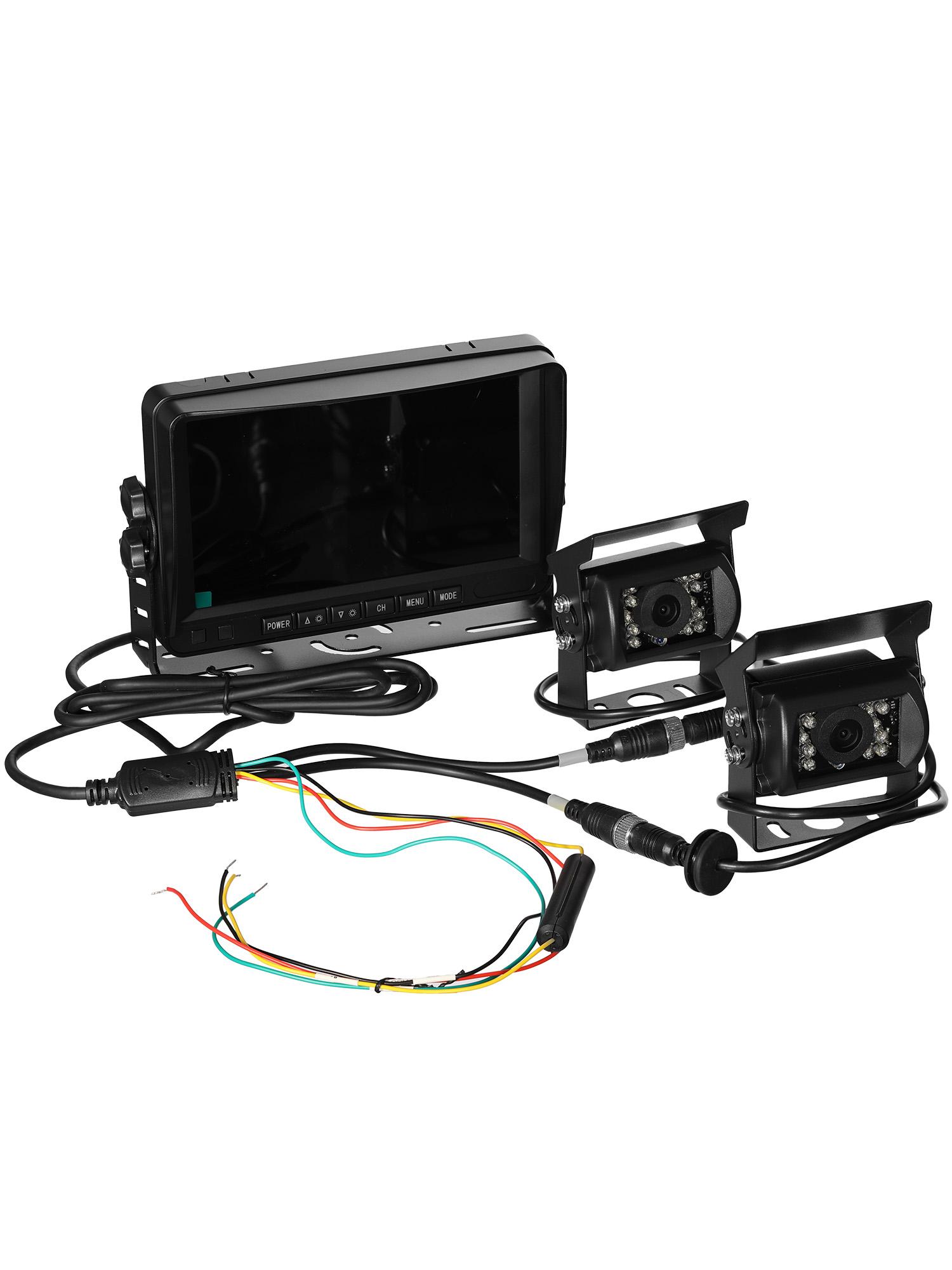 

7-дюймовый автомобильный дисплей с разрешением 1920*1080P, двухканальное отображение на двух экранах.