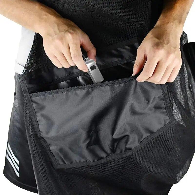 Grande borsa a rete per riporre basket, calcio, pallavolo, borsa a tracolla regolabile con coulisse, attrezzatura per l'allenamento sportivo con palla