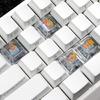 High Translucent Keycaps Enhances Backlits Illumination Effects and Long Time Use for Mechanical Keyboards