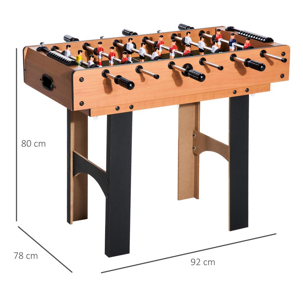 2-in-1 Foosball Table, 4-in-1 Multi-Game Table, Compact, Incl. Game Accessories, 92 X 78 X 80 Cm