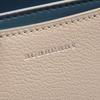 Used BURBERRY D ring Shoulder Bag leather Beige Used Women