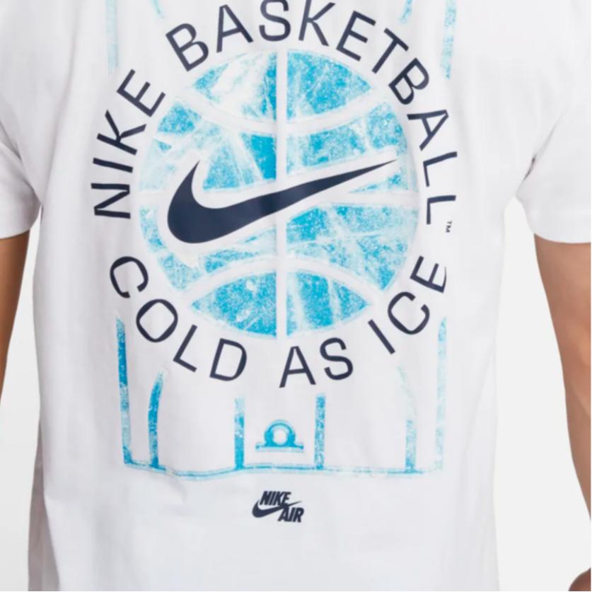Nike Printed Crew Neck Short Sleeve T-Shirt Men Tops White DV9718-100