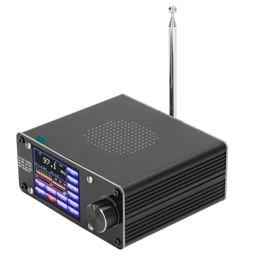Vollband-Radioempfänger FM LW MW SW SSB Tragbarer Handheld-Recorder Si4732 2,4-Zoll-Touchscreen