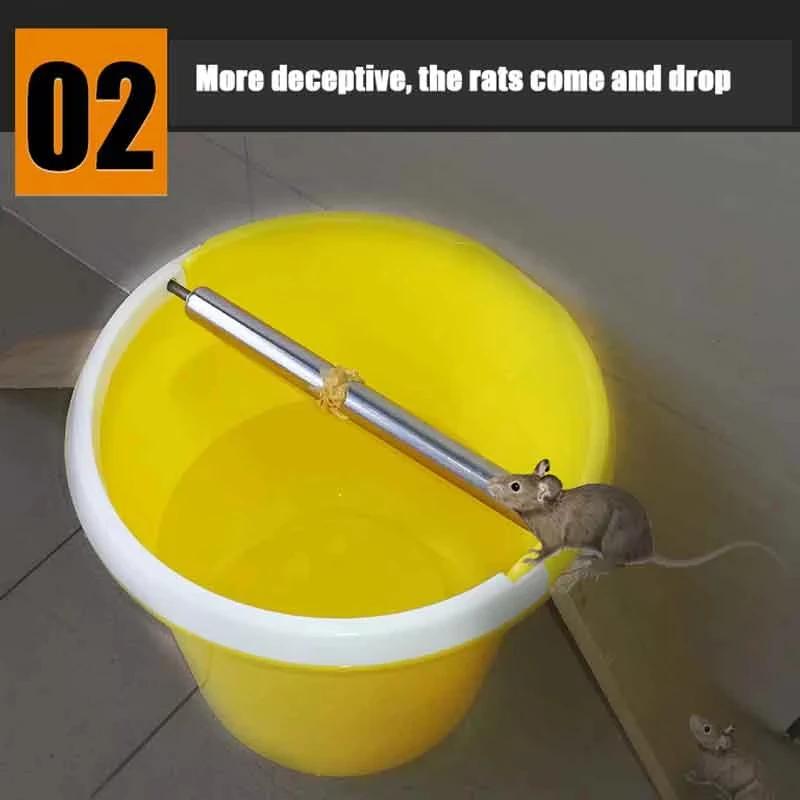 Reusable Roller Mousetrap Easy Install Home Farm Warehouse Garage Mouse Control Device