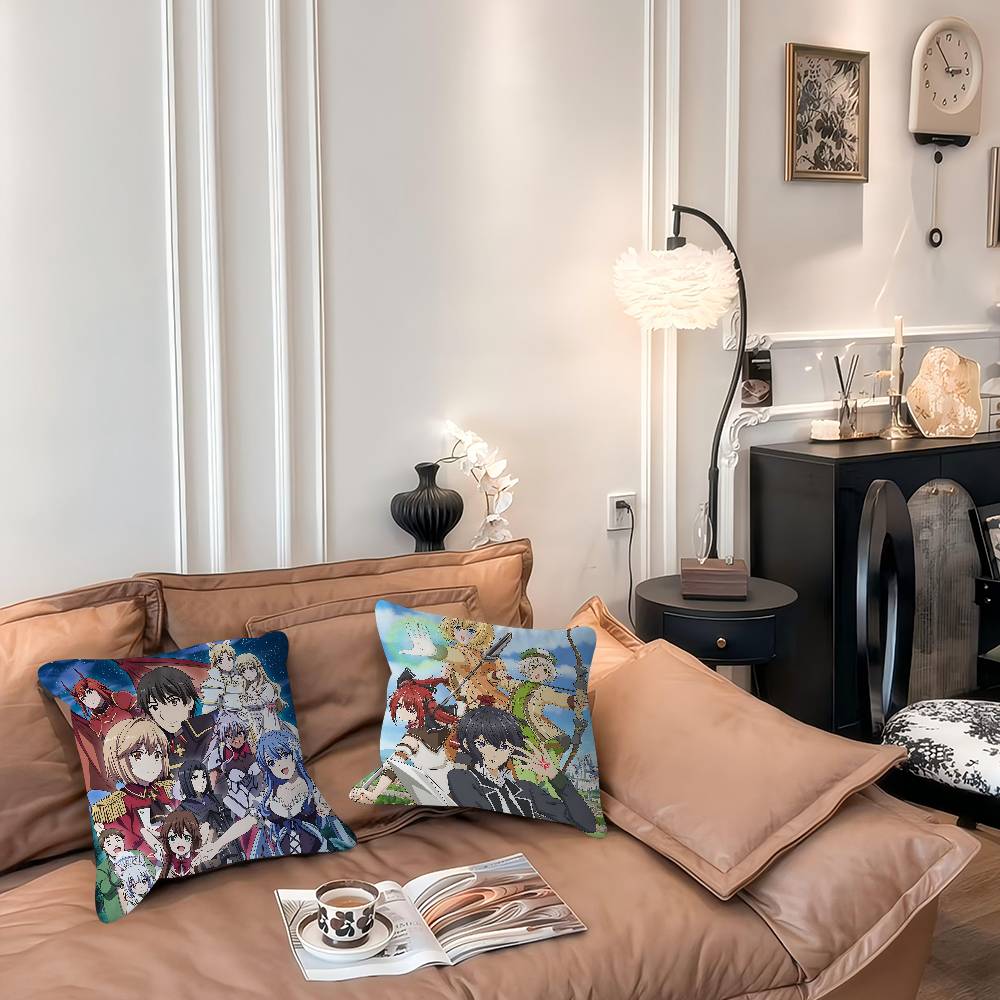 Seirei Gensouki Spirit Chronicles Pillow Case Removable Washable Cushion Cover – All-Season Soft Linen