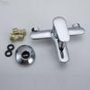 Brass Modern Wall Bathtubs Tap Sets  Single Handle Bidet Shower Mixer S02 Tubs Faucet Chrome  Bath Shower Faucets