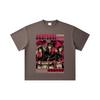 260 GSM Double Yarn 32 Count 100% Cotton Naruto V8 Itachi Print Unisex Heavy Cotton T Shirt