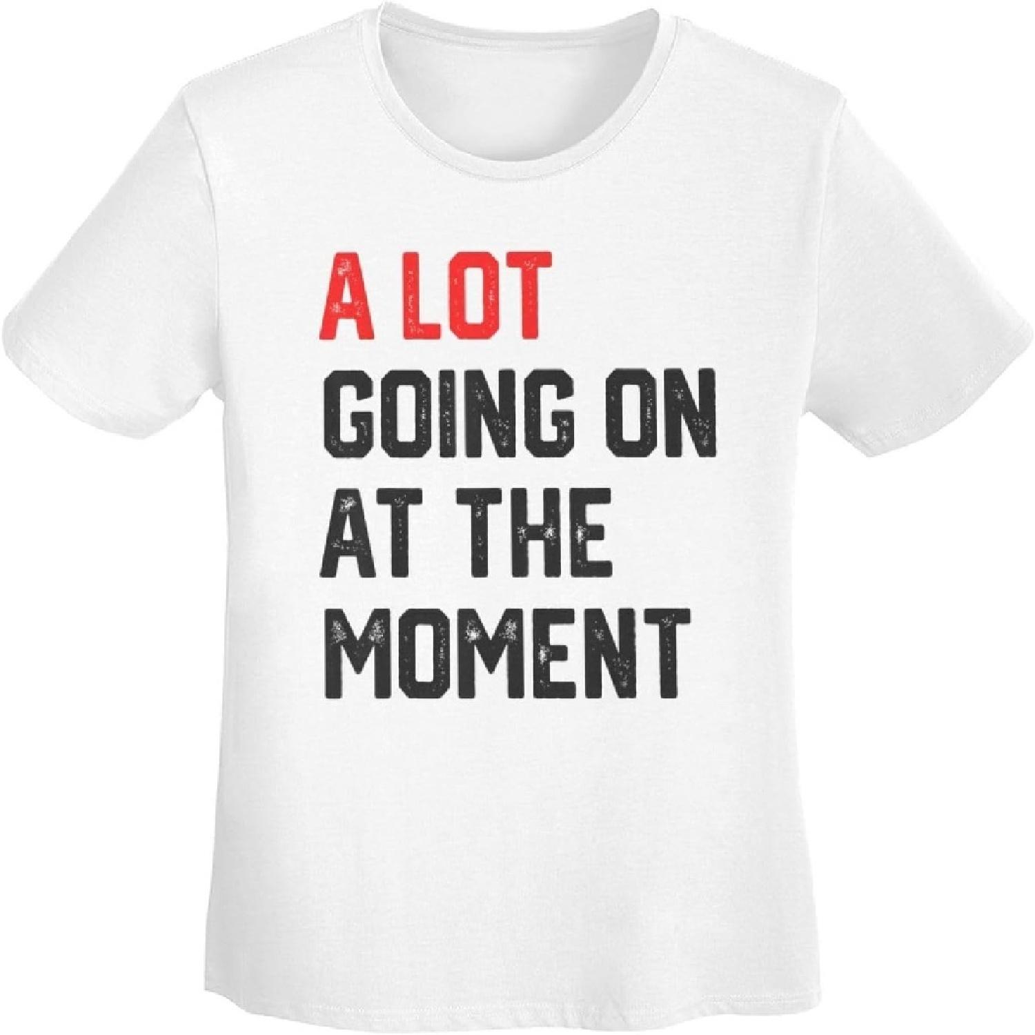 

Generic Stylish Men Women Unisex Lightweight Cotton Crewneck T-Shirt Fashionable Tee Shirt Tops, 3X-Large, White XXXXXL білий
