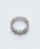 Vivus Prio Bold White Gold Silver Ring