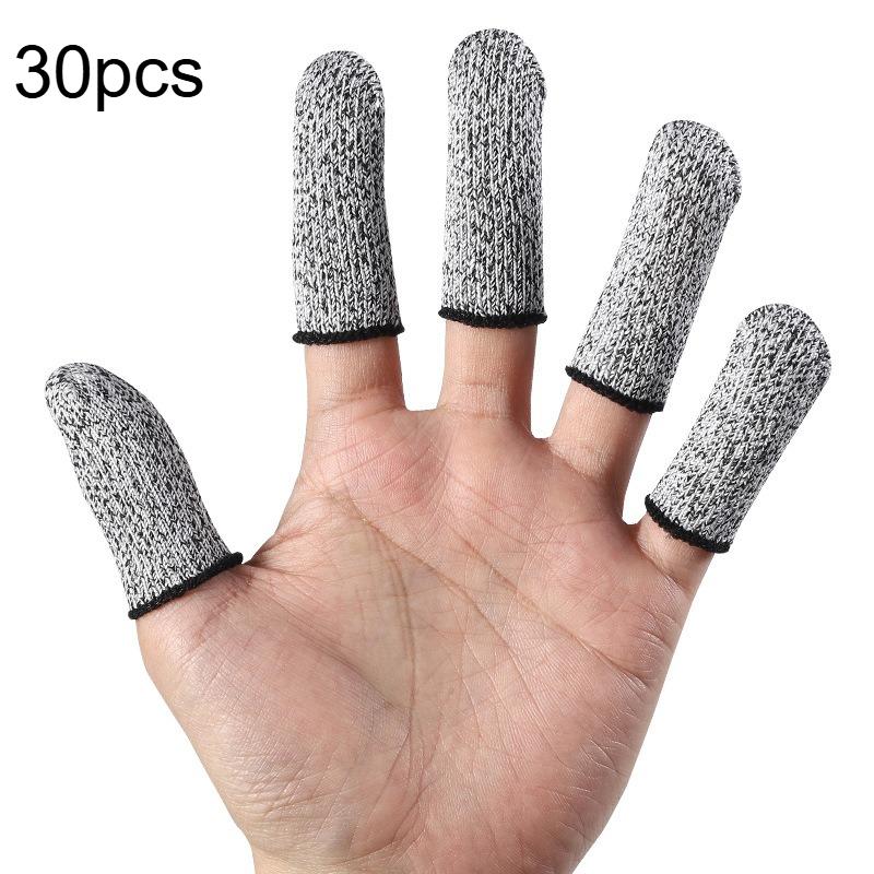 30/50pcs Finger Sleeves, Reusable, Durable & Wear-Resistant, Carving, Pet-Related Tasks, Gardening and Kitchen Work Scenarios