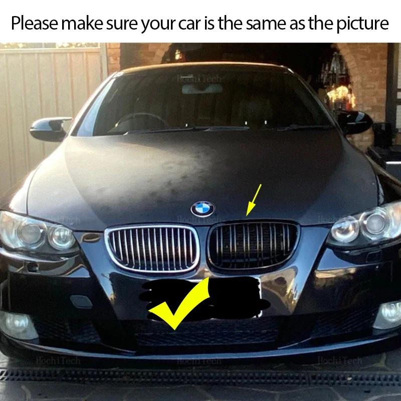 New Look Car Grille Grill Front Kidney Glossy 2 Line Double Slat For BMW 3 Series E92 E93 M3 Pre-LCI 2006-2009