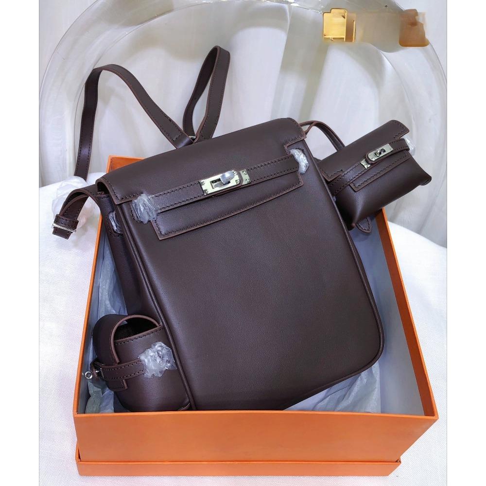 

Backpack women s 2023 new fashion leather women s bag travel bag Internet celebrity backpack small bag ins same bag 18*8*22cm ебеновий