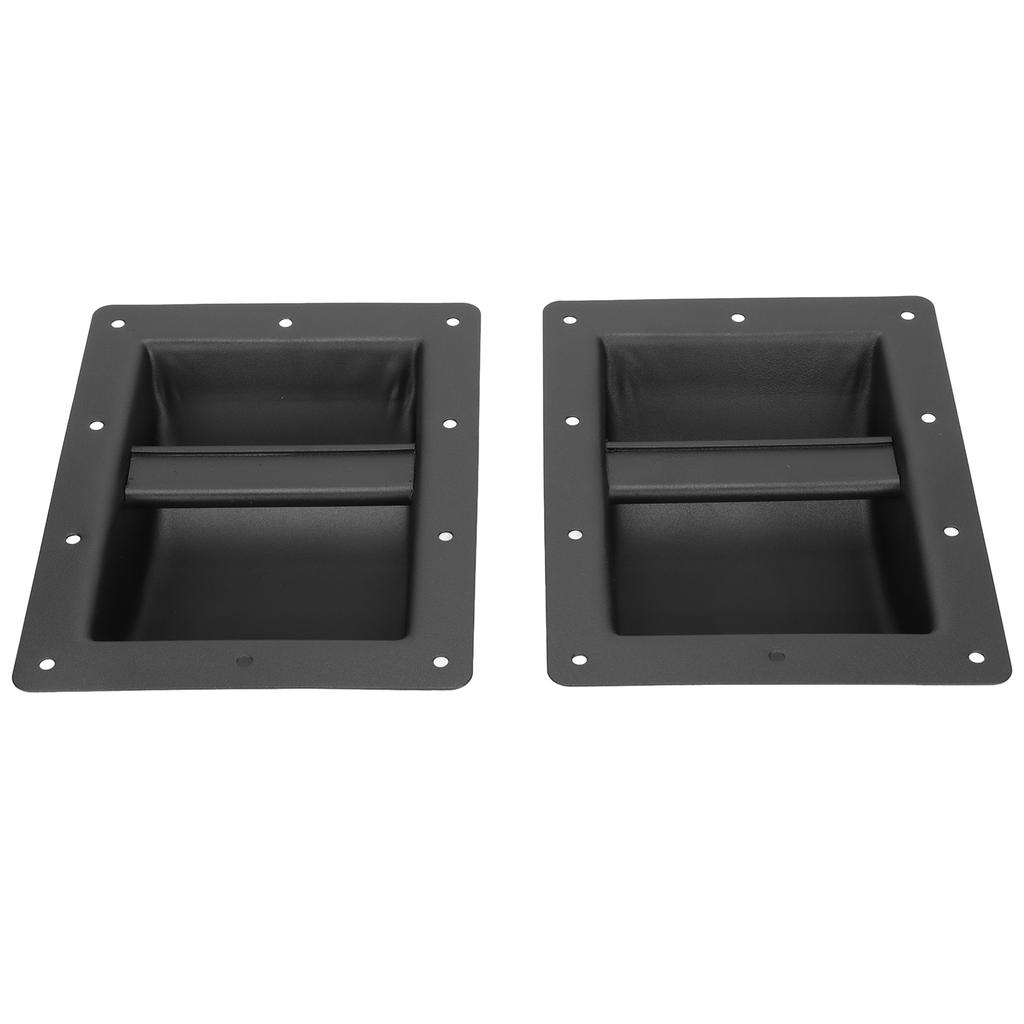2pcs Speaker Handles Professional Steel Replacement Audio Cabinet Carry Grasp for Stage Audios