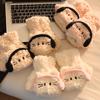 Cute Headphones Cat Thickened Plush Gloves Winter Warm Gloves Student Cycling Gloves