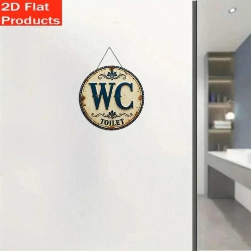 Decorative Metal Wall Art Sign Tin Painting 20x20 cm