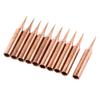 10Pcs Pure Copper Low Temperature Soldering Iron Solder Tips Station Tool 900M T I