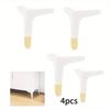 4Pcs 13cm Modern Metal Coffee Table Legs for Furniture Sofa Legs Bed Chair Desk Dresser Bathroom Cabinet Replacement Feet