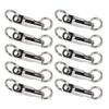 10 Pcs 3.5mm Ball Bearing Rotate Connector Stainless Steel Fishing Ball Bearing Rotate Connector for Fishing