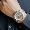 Casio EDIFICE Series Simple Casual Fashion Pointers Quartz Movement Stainless Steel Strap Japanese and Korean Watch Men's Watch White Dial EF-558D-7AV