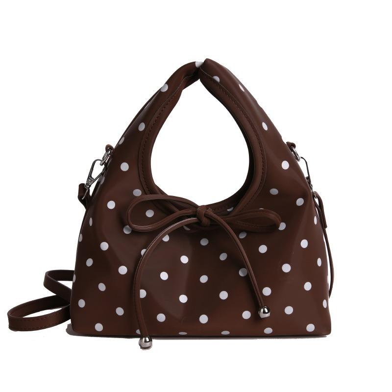 Niche Polka Dot Underarm Bag Women's Bag Summer New Fashion Casual Bow Single Shoulder Oblique Span Bag