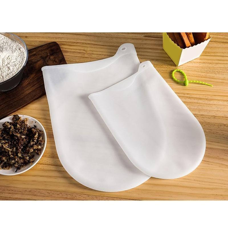 Kitchen Silicone Bags Thickened Non-stick Hand Kneading Bags Home Baking Wake-up Kneading Bags Bag 2 Sizes