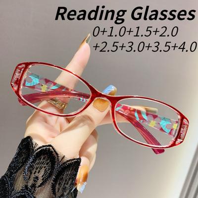 Occhiali da lettura alla moda Comodi Anti-luce blu Portatili Occhiali per presbiopia