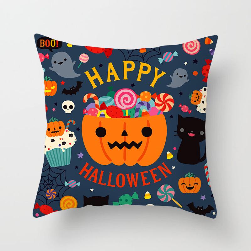 Pillow Covers Halloween Day Home Sofa Cushion Covers Office Supplies