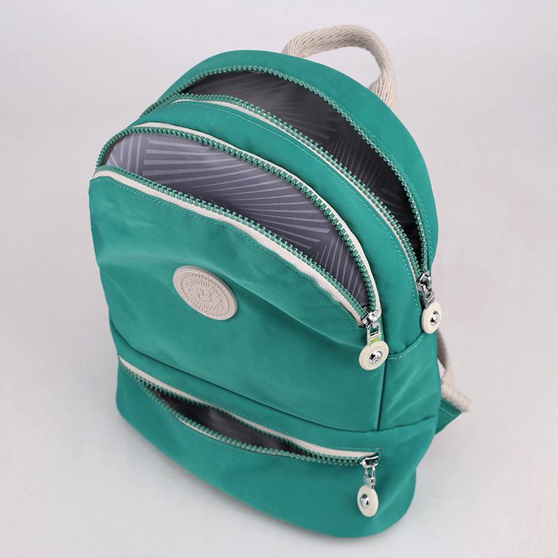 Women's Backpack Outdoor Leisure Portable Backpack Large Capacity Water-proof Nylon School Bag School