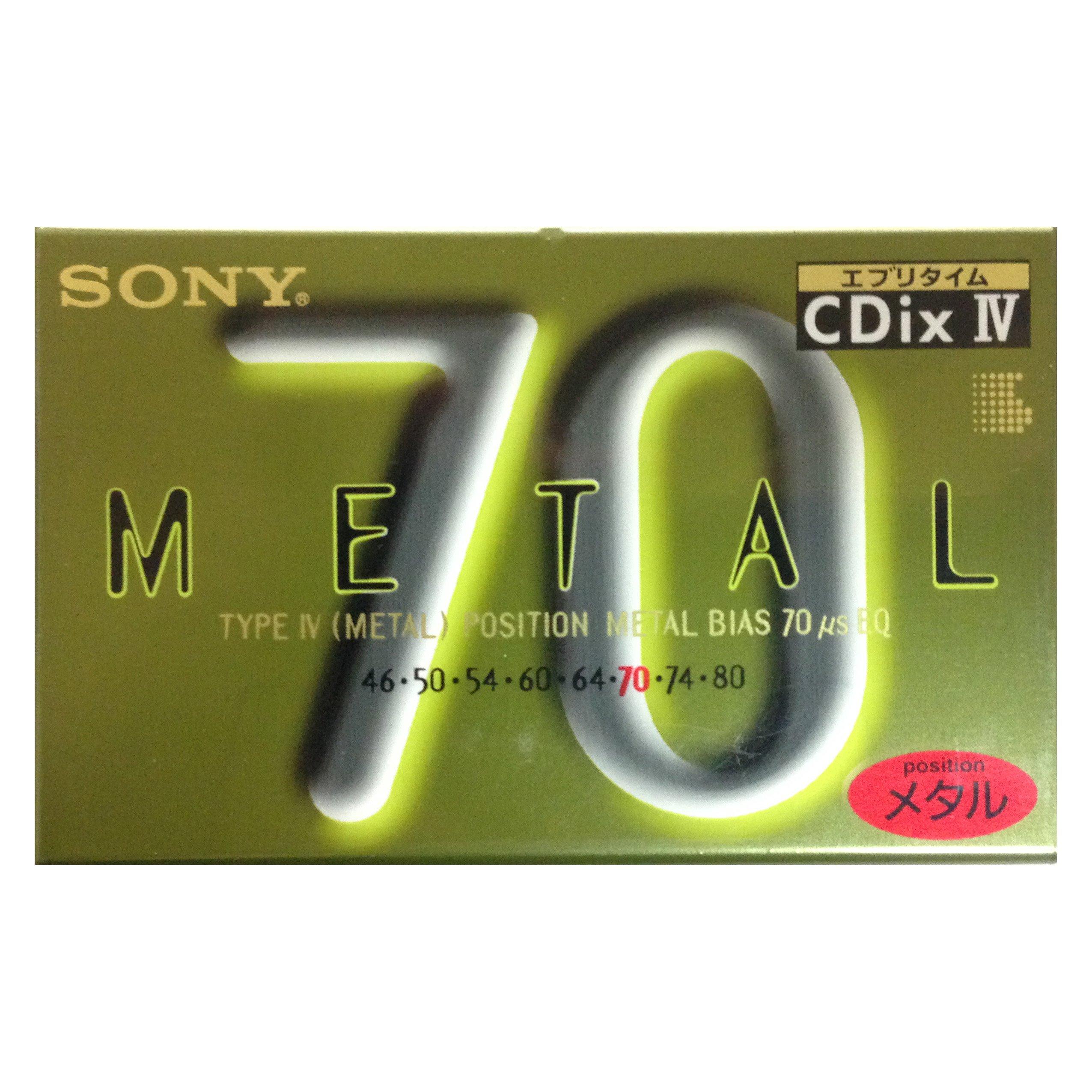 

SONY CDix IV Metal Position 70 minutes C-70CDX4C