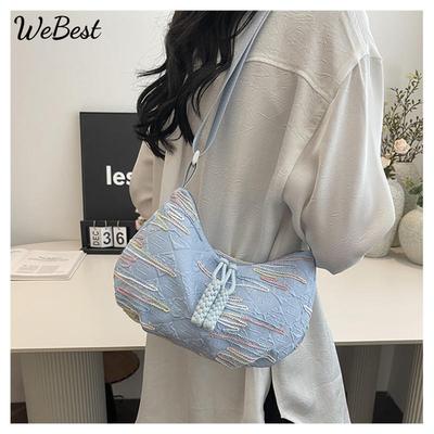 Bolso de hombro diagonal de gran capacidad para el ocio y el uso diario.