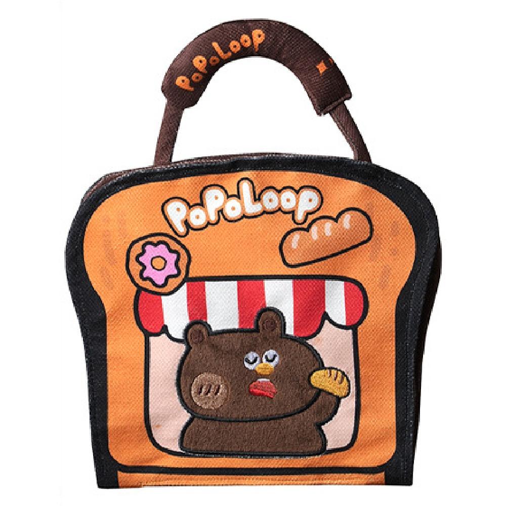 Reusable Hanging Tissue Bag Cartoon Portable Tissue Cover Tissue Storage Holder  Car Backseat оранжевый