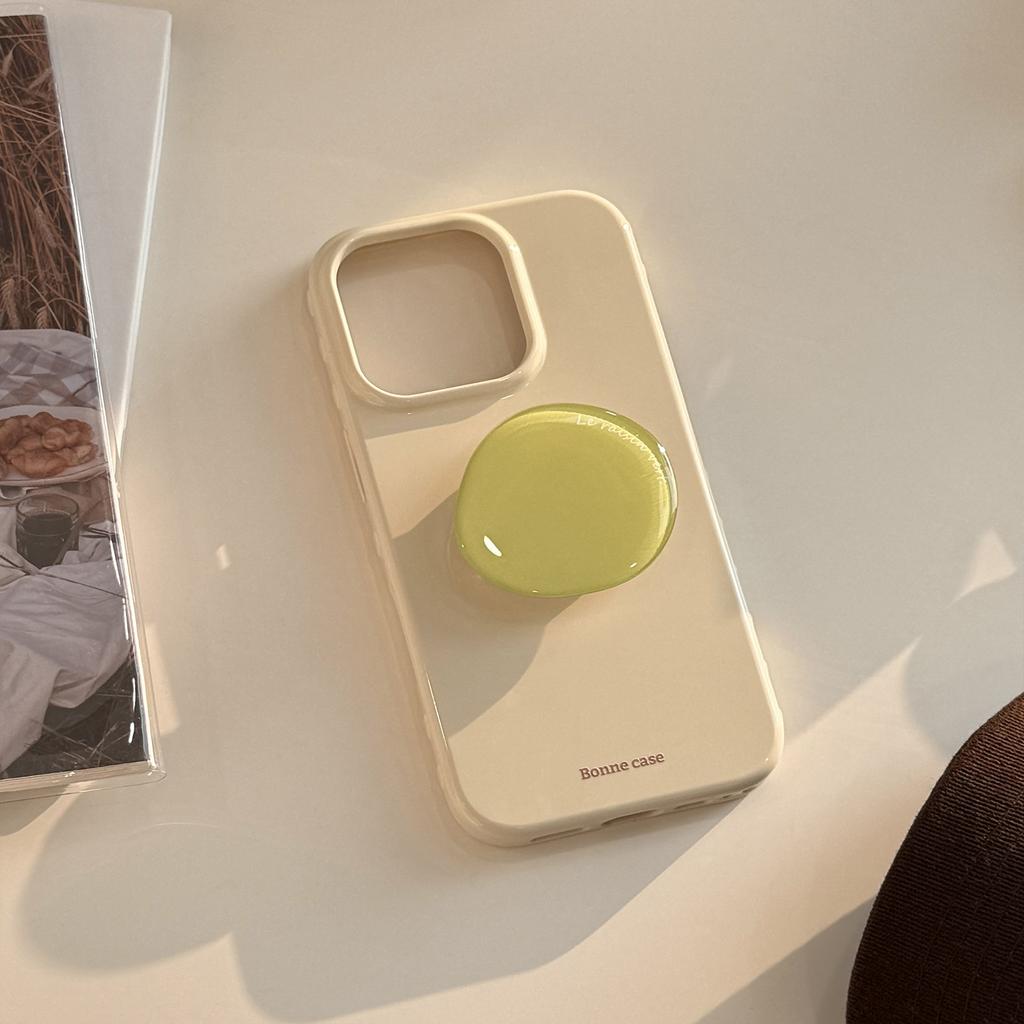 Crystal bracket Apple 17Pro Max mobile phone case iphone16 is suitable for 12 temperament ins wind simple 15 soft 13