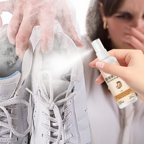 Foot Spray for Eliminating Foot Odors and Shoe Odors | Natural Multi-Purpose Shoe Spray with Ionic Silver, 100ml, Shoe Freshener for All Types of Foot