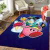 1Pc Kirby Adventure Space Rug, Office Carpet Indoor Outdoor Doormat, Non-Slip Soft, Living Room, Christmas Halloween Gift M929255