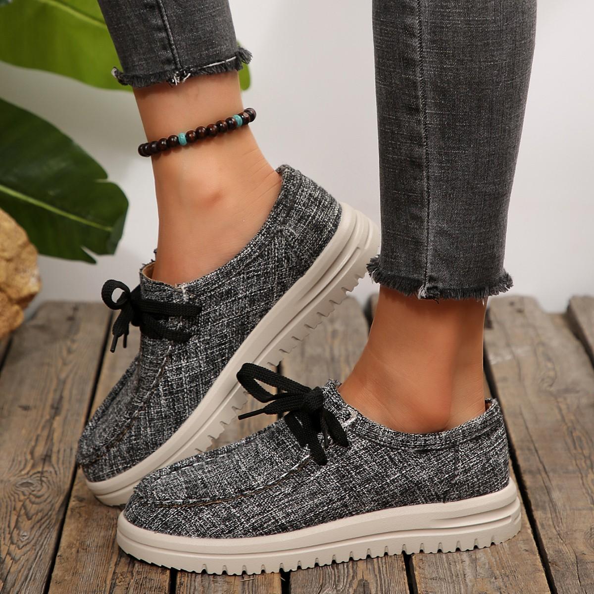 

Men Women Spring Autumn Casual Flat Shoes Comfortable LaceUp Fashion New Flat Fashionable Women s Round Toe Sexy Elegant Lace 36