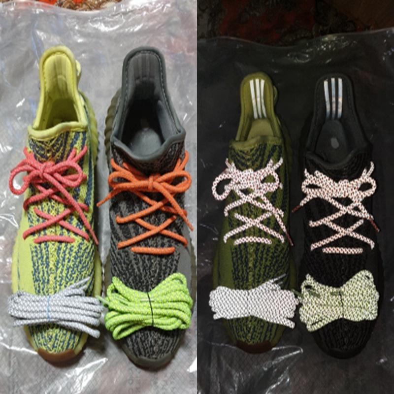 3M Reflective Luminous Shoelaces Round Sneakers Shoe Laces Woman Man Shoelace Casual Boot Shoe Lace Shoes Accessories 1Pair New