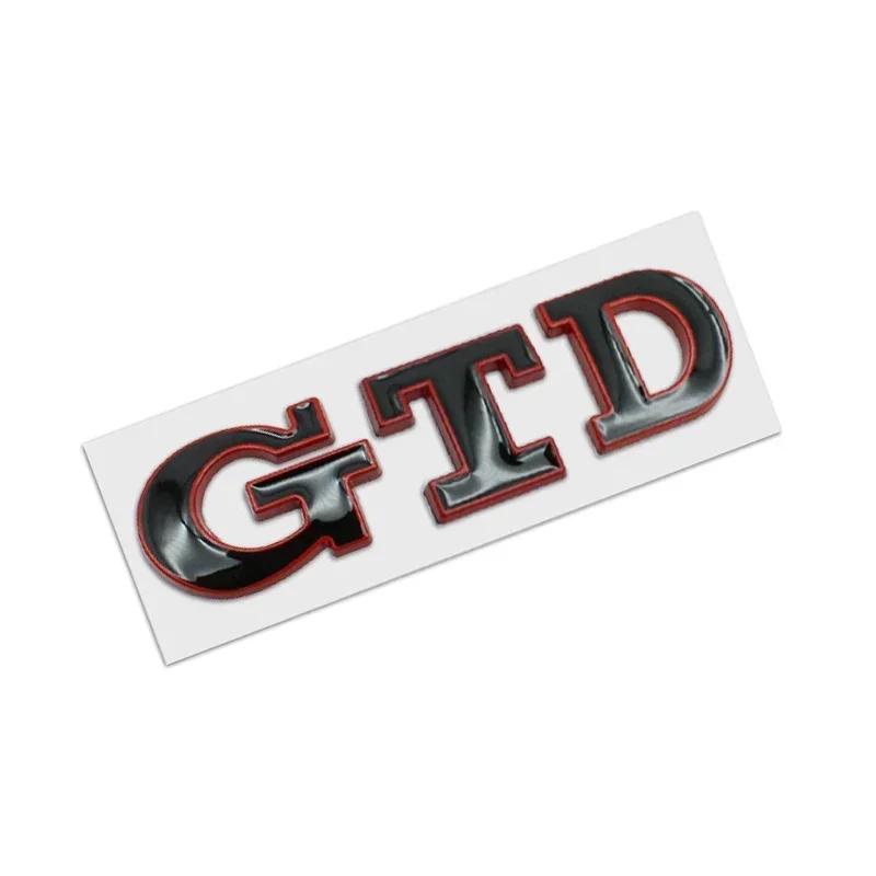 

GTD Emblem 3D Metal Car Sticker Tailgate Badge Sticker Decal For Volkswagen VW Polo Golf 5 6 7 Passat Scirocco GTD Accessories
